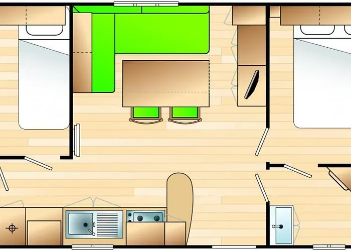 Mh135 Novela - Location Entre Particuliers- Mobil 5pl Climatise - Кемпинг *